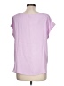 Ann Taylor 100% Polyester Pink Short Sleeve Blouse Size L - photo 2