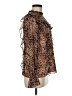 Rachel Parcell 100% Polyester Animal Print Brown Long Sleeve Blouse Size M - photo 4