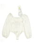 Lulus 100% Polyester Ivory Bodysuit Size S - photo 1