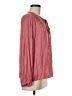 J.Crew 100% Polyester Pink Long Sleeve Blouse Size M - photo 4