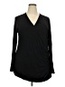 Universal Standard Black Long Sleeve Blouse Size 24 (XL) - photo 1
