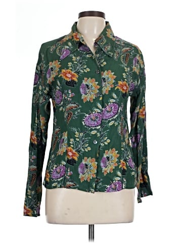 Equipment Long Sleeve Blouse (view 1)
