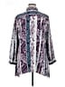 Chico's 100% Polyester Paisley Purple Long Sleeve Blouse Size XL - photo 2