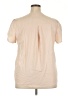 Unbranded Tan Short Sleeve Blouse Size 2X - photo 2