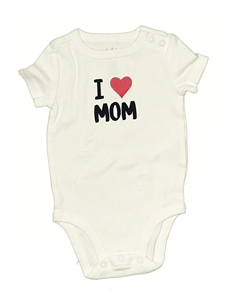 Pre-owned Baby B'gosh Babies' Short Sleeve Onesie In Black