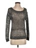 White House Black Market Metallic Gray Pullover Sweater Size S - photo 1