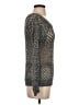 White House Black Market Metallic Gray Pullover Sweater Size S - photo 4