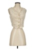 Shein Ivory Tan Vest Size 2 - photo 1