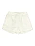 Princess Polly Solid Ivory Shorts Size 4 - photo 1