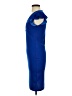 Shein Solid Blue Cocktail Dress Size 4 - photo 5