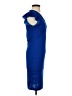 Shein Solid Blue Cocktail Dress Size 4 - photo 4