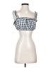 NA-KD 100% Cotton Blue Sleeveless Blouse Size EU 36 / US 6 - photo 1