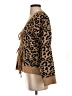 Eliza J Animal Print Brown Cardigan Size S - photo 5