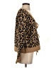 Eliza J Animal Print Brown Cardigan Size S - photo 4