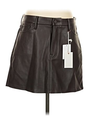Good American Faux Leather Skirt (view 1)