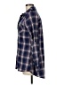 Active 100% Cotton Plaid Blue Long Sleeve Button-Down Shirt Size M - photo 5
