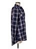 Active 100% Cotton Plaid Blue Long Sleeve Button-Down Shirt Size M - photo 4