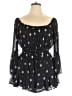 Mi ami 100% Polyester Polka Dots Black Romper Size XL - photo 1
