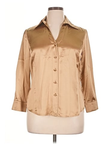 Ellen Tracy 3/4 Sleeve Button-Down Shirt (view 1)