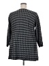 Chico's Houndstooth Gray Pullover Sweater Size XXL (4) - photo 2