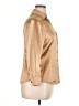Ellen Tracy Metallic Tan 3/4 Sleeve Button-Down Shirt Size 14 - photo 4