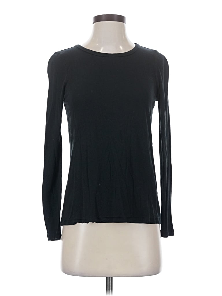 Pre-owned Jcrew Long Sleeve T-shirt In Black