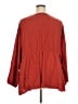 Torrid 100% Rayon Red Long Sleeve Blouse Size 5X Plus (5) - photo 2