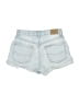 Pull&Bear Blue Denim Shorts Size 6 - photo 2