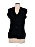 Assorted Brands Black Sleeveless Button-Down Shirt Size M (estimated) - photo 1