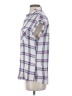 Rails 100% Rayon Plaid Purple Short Sleeve Blouse Size XS - photo 5