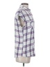 Rails 100% Rayon Plaid Purple Short Sleeve Blouse Size XS - photo 4