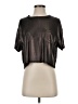 Wild Fable Metallic Black Short Sleeve Top Size XS - photo 1