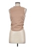 Shein Tan Sleeveless T-Shirt Size 6 - photo 1