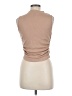 Shein Tan Sleeveless T-Shirt Size 6 - photo 2