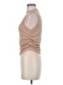 Shein Tan Sleeveless T-Shirt Size 6 - photo 5