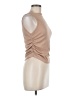 Shein Tan Sleeveless T-Shirt Size 6 - photo 4