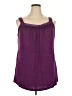 Assorted Brands Purple Sleeveless Blouse Size 2XL - photo 1