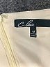 C. Luce 100% Polyester Graphic Ivory Cocktail Dress Size M - photo 7