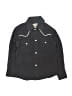 Ely Cattleman Chevron-herringbone Black Long Sleeve Button-Down Shirt Size 2 - 4 - photo 1