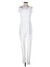 Mac Duggal 100% Polyester White Jumpsuit Size 6 - photo 1