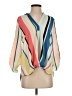 Always Indigo Color Block Yellow 3/4 Sleeve Blouse Size S - photo 1