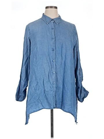Zac & Rachel 3/4 Sleeve Button-Down Shirt (view 1)