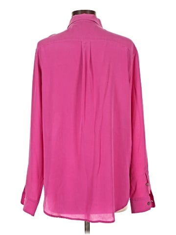 TWO by Vince Camuto Long Sleeve Silk Top (view 2)