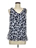 CAbi 100% Polyester Blue Sleeveless Blouse Size M - photo 1