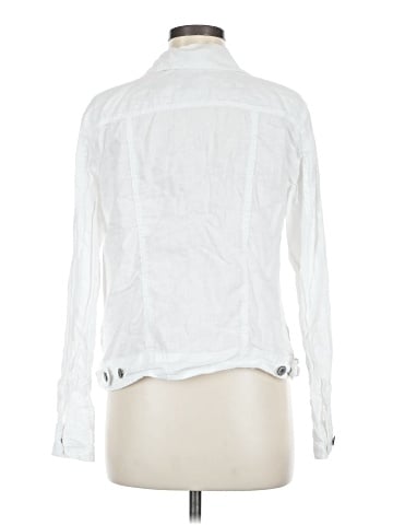 Jones & Co 3/4 Sleeve Button-Down Shirt (view 2)