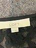 Ann Taylor LOFT 100% Polyester Solid Black Cocktail Dress Size 4 - photo 7