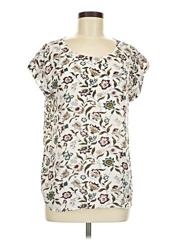 Ann Taylor Factory Short Sleeve Blouse (view 1)
