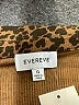 Evereve Animal Print Brown Long Sleeve Blouse Size XL - photo 7