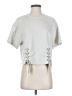 Hard Tail Silver Short Sleeve Top Size S - photo 1