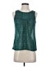 Ann Taylor LOFT Outlet 100% Polyester Teal Sleeveless Blouse Size XS (petite) - photo 1